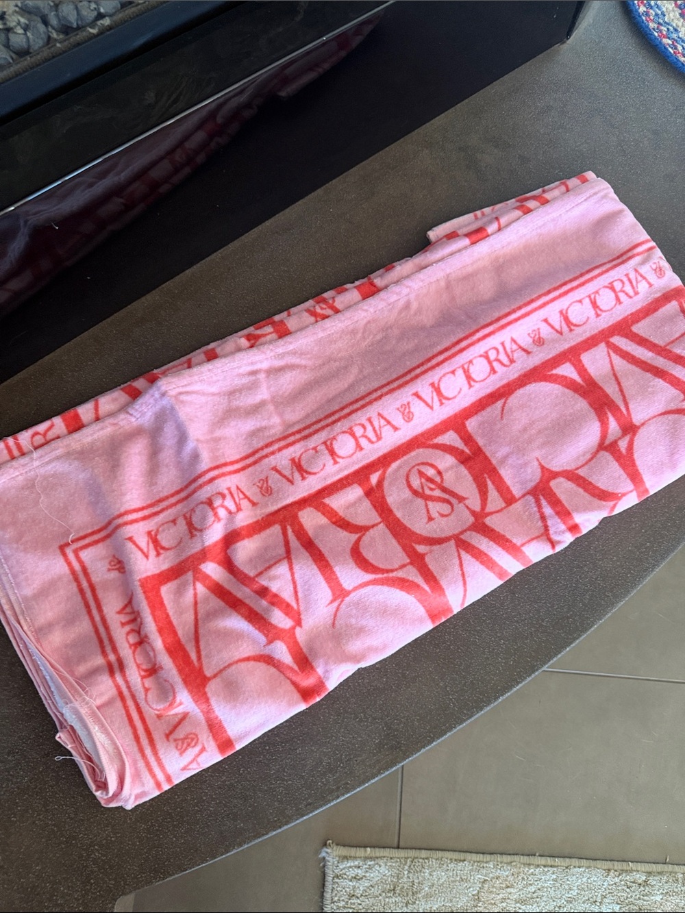 Victoria's Secret Logo Beach Towel